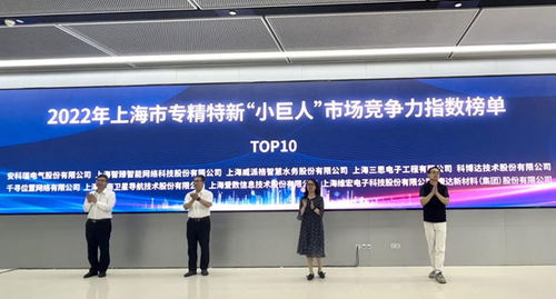 2022年上海市專精特新 小巨人 企業(yè)市場競爭力指數(shù)發(fā)布會順利召開